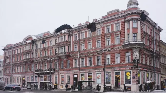 Леса появятся на доме Демидовых у Невского до начала тепла