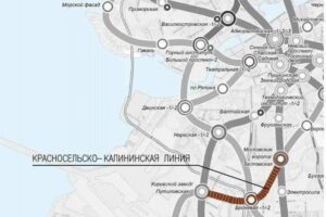 Петербуржцам показали ход работ на площадке вестибюля станции "Броневая"