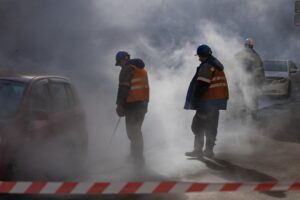 Подачу тепла и воды в детскую больницу на Комсомола сохранили, несмотря на аварию