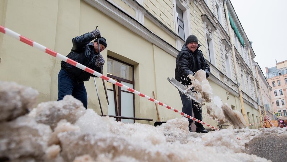 Петербург в снегу