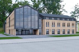 Первоначальный проект отеля предусматривал три этажа