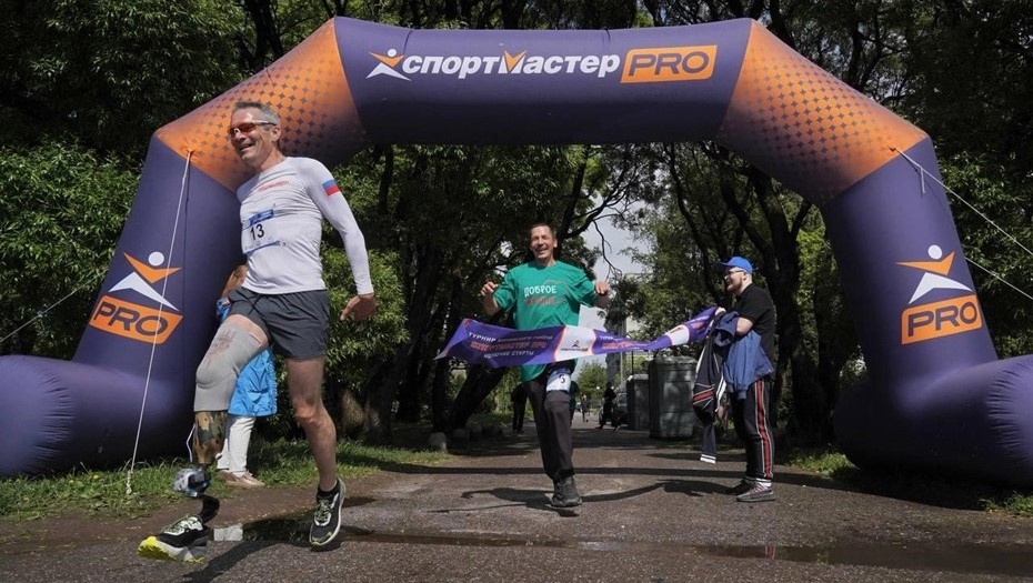 Благотворительный забег с ветеранами СВО